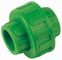 De plastic Adapterppr Unie Witte/Groene Kleur van de Polypropyleen Willekeurige Hexagon Hoofdcode